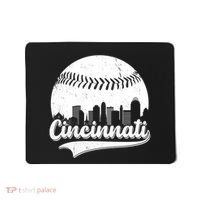 Cincinnati Baseball City Skyline Mousepad thumb 0