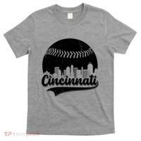 Cincinnati Baseball City Skyline T-Shirt thumb 0