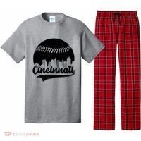 Cincinnati Baseball City Skyline Pajama Set thumb 0
