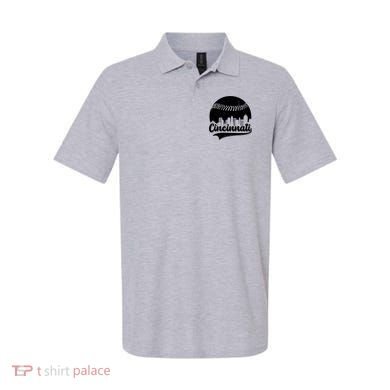 Cincinnati Baseball City Skyline Polo