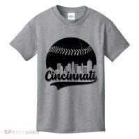 Cincinnati Baseball City Skyline Kids T-Shirt thumb 0