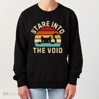 Cute Black Cat Stare Into The Void Women's Sweatshirt thumb 0