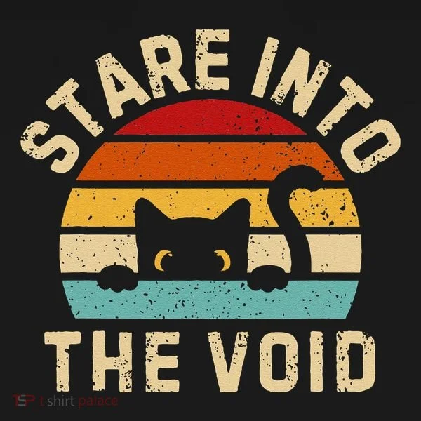 Cute Black Cat Stare Into The Void Toddler Hoodie