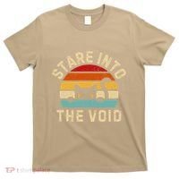 Cute Black Cat Stare Into The Void T-Shirt thumb 0