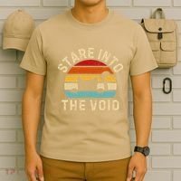 Cute Black Cat Stare Into The Void T-Shirt thumb 6