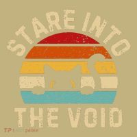 Cute Black Cat Stare Into The Void Kids T-Shirt thumb 2