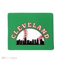 Cleveland Baseball Cleveland Oh Cityscape Cle Skyline Mousepad thumb 0