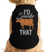 Chef Butcher Cook BBQ Cow Beef Funny Sayings Meat Lover Fan Doggie Tank thumb 0