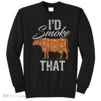 Chef Butcher Cook BBQ Cow Beef Funny Sayings Meat Lover Fan Sweatshirt thumb 0