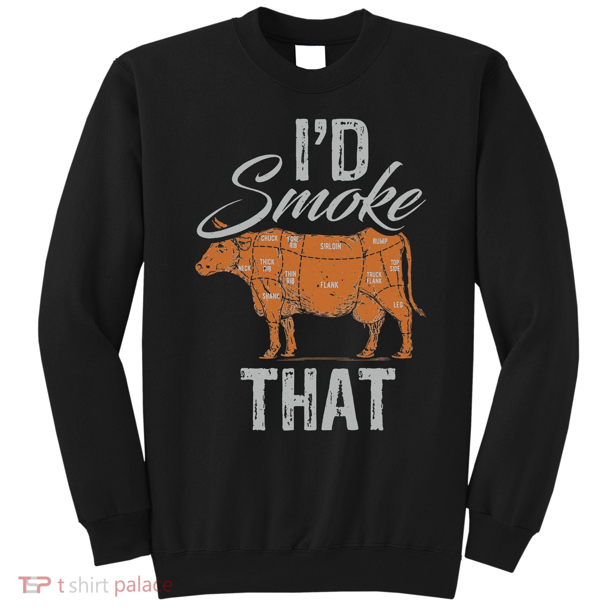 Chef Butcher Cook BBQ Cow Beef Funny Sayings Meat Lover Fan Sweatshirt