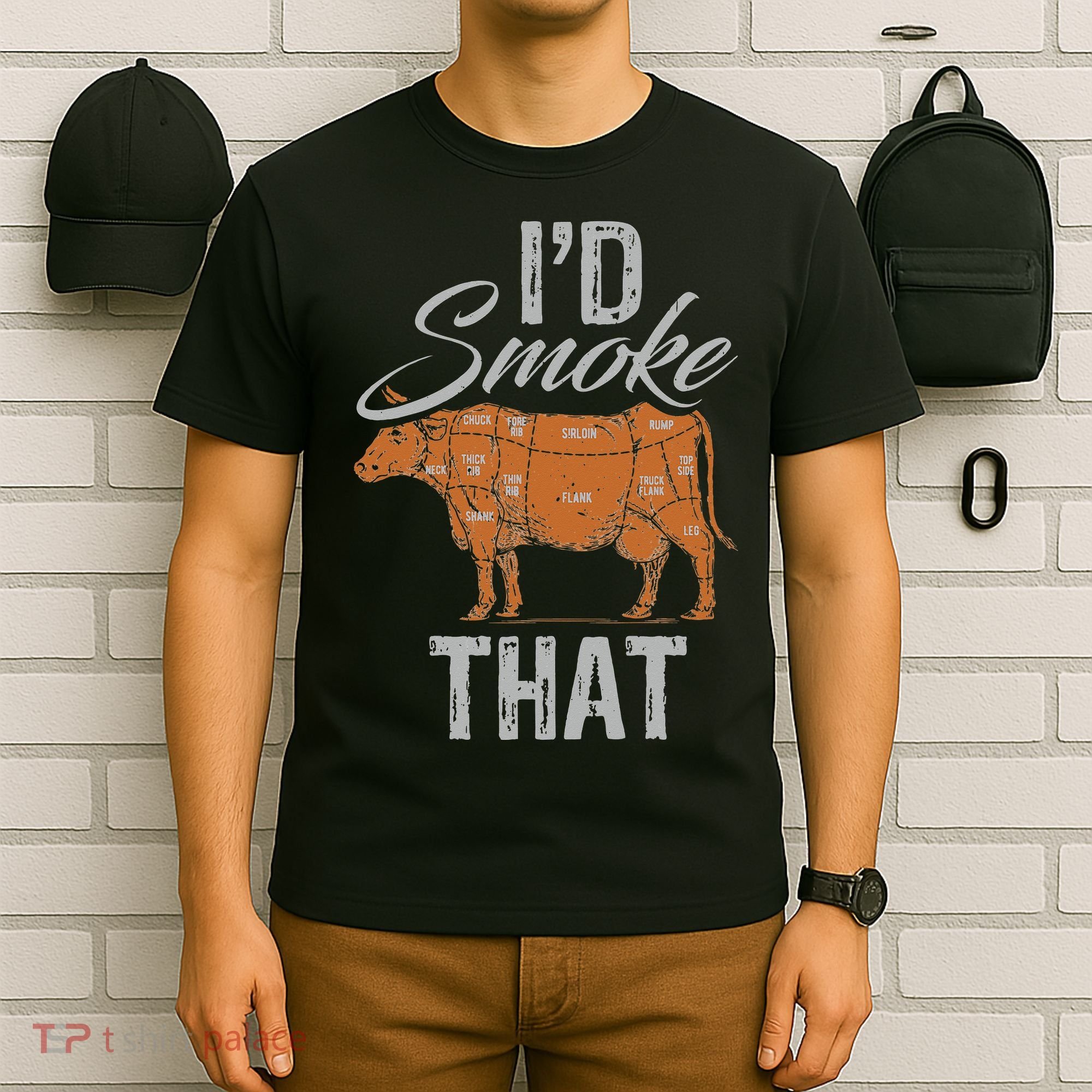 Chef Butcher Cook BBQ Cow Beef Funny Sayings Meat Lover Fan T-Shirt