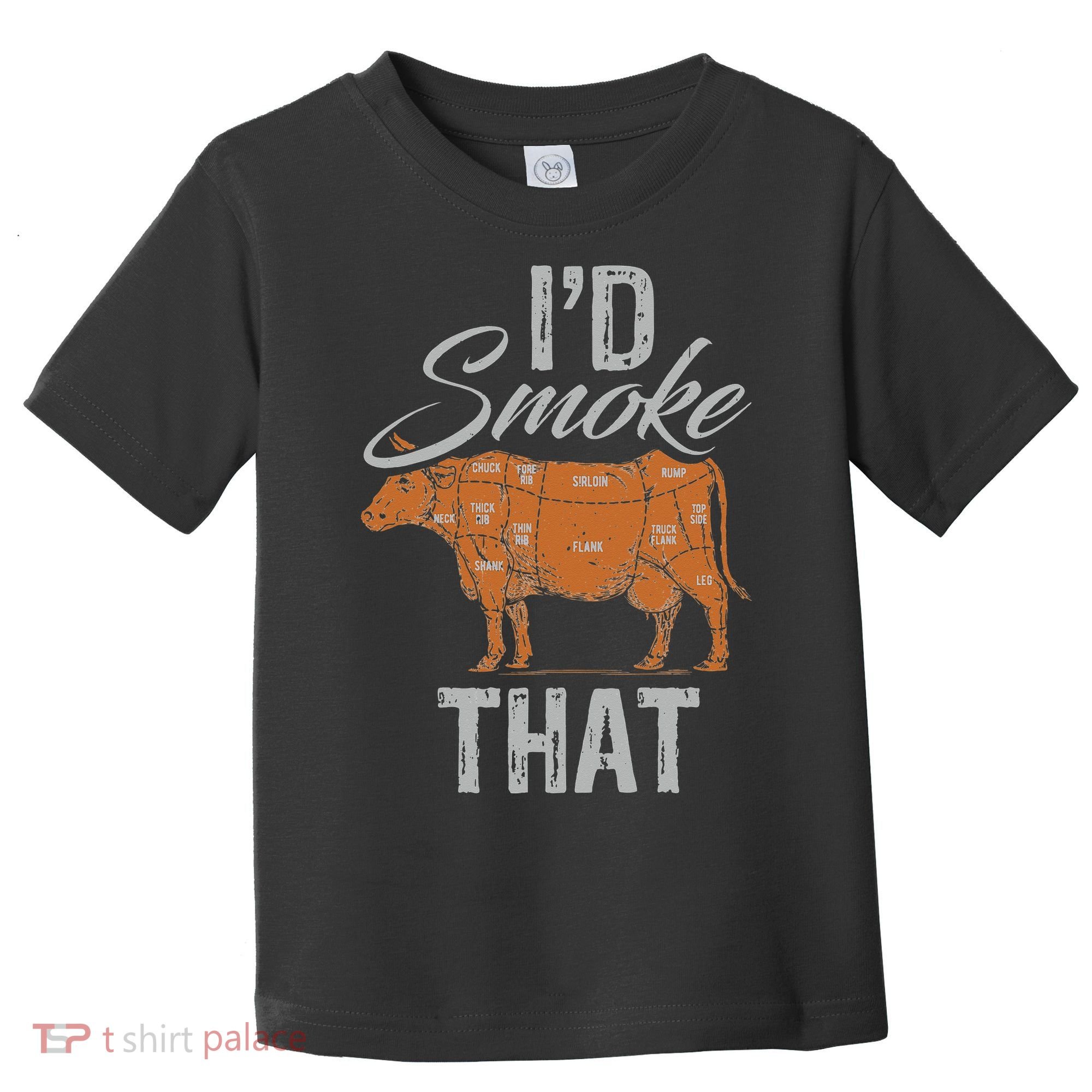 Chef Butcher Cook BBQ Cow Beef Funny Sayings Meat Lover Fan Toddler T-Shirt