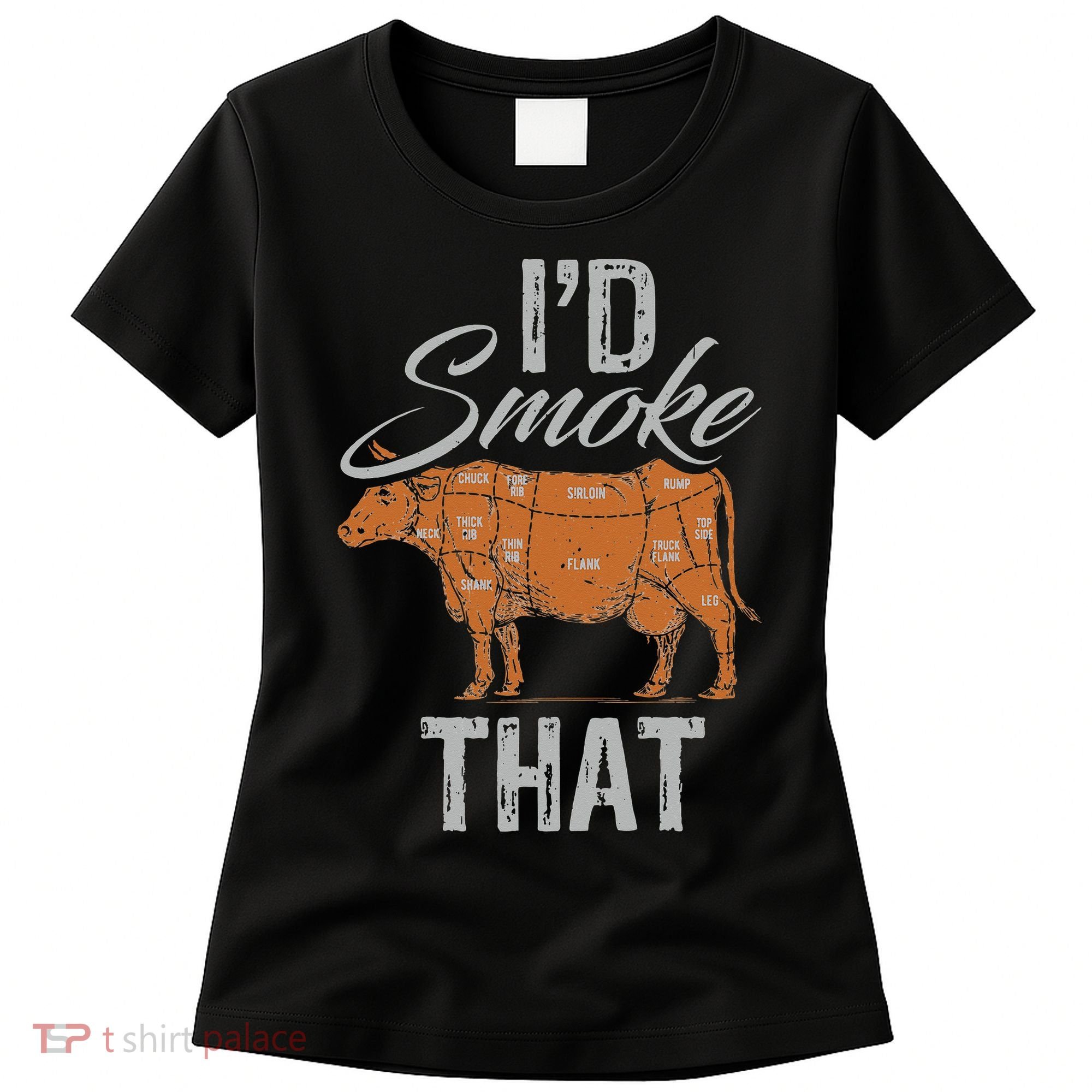 Chef Butcher Cook BBQ Cow Beef Funny Sayings Meat Lover Fan Women's T-Shirt