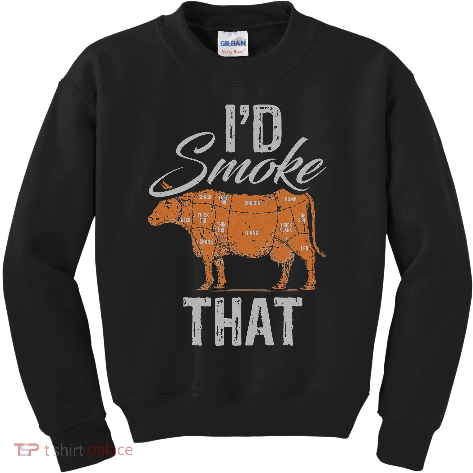 Chef Butcher Cook BBQ Cow Beef Funny Sayings Meat Lover Fan Kids Sweatshirt