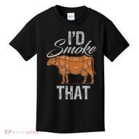 Chef Butcher Cook BBQ Cow Beef Funny Sayings Meat Lover Fan Kids T-Shirt thumb 0