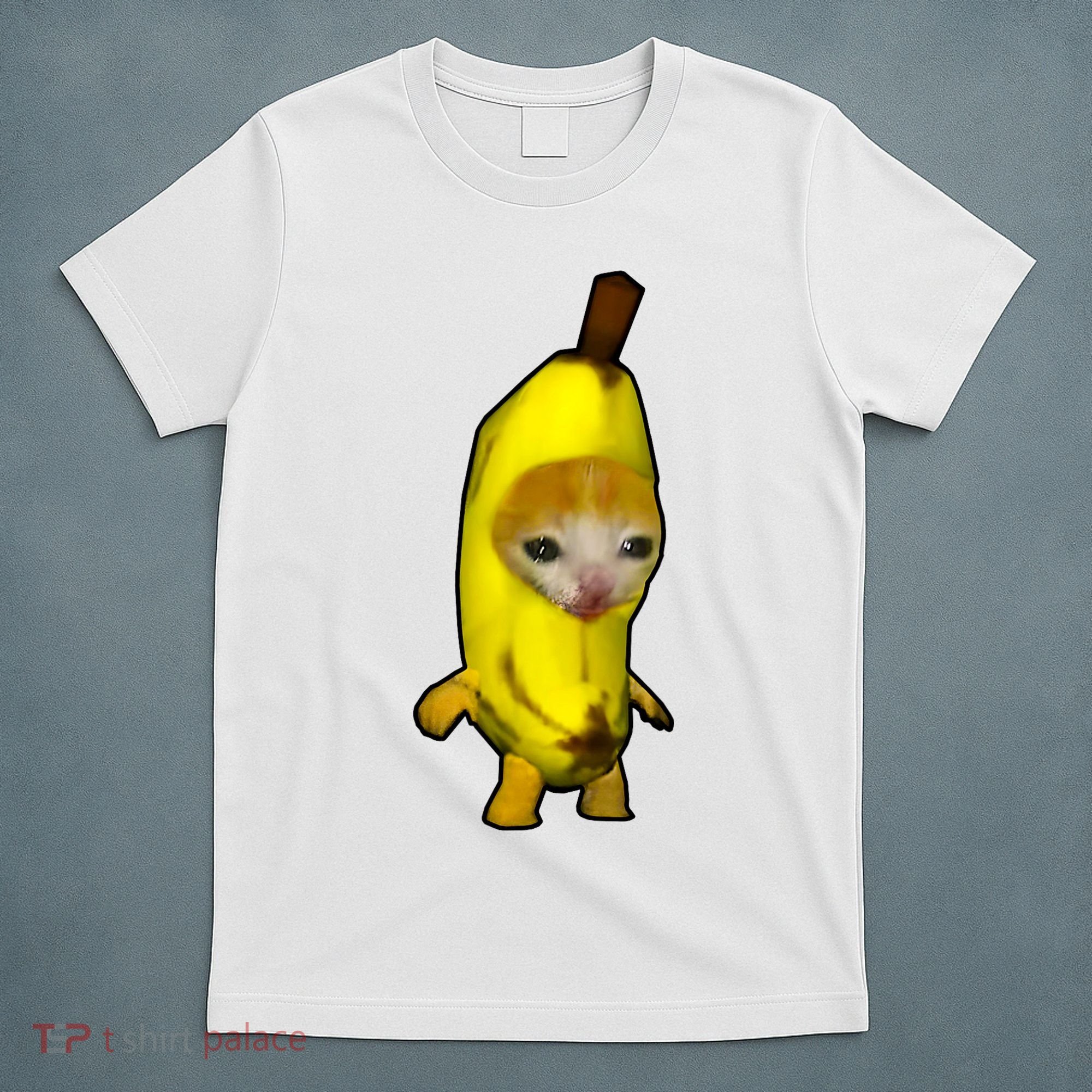 Cute Banana Cat Happy Bananacat Meme Kitty Cat Lovers Meme T-Shirt