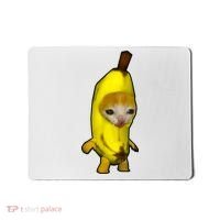 Cute Banana Cat Happy Bananacat Meme Kitty Cat Lovers Meme Mousepad thumb 0