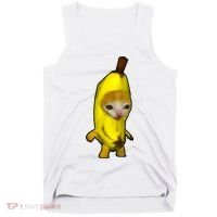 Cute Banana Cat Happy Bananacat Meme Kitty Cat Lovers Meme Tank Top thumb 0