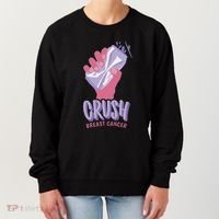 Crush Breast Cancer Can Women's Sweatshirt thumb 0