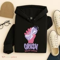 Crush Breast Cancer Can Hoodie thumb 4