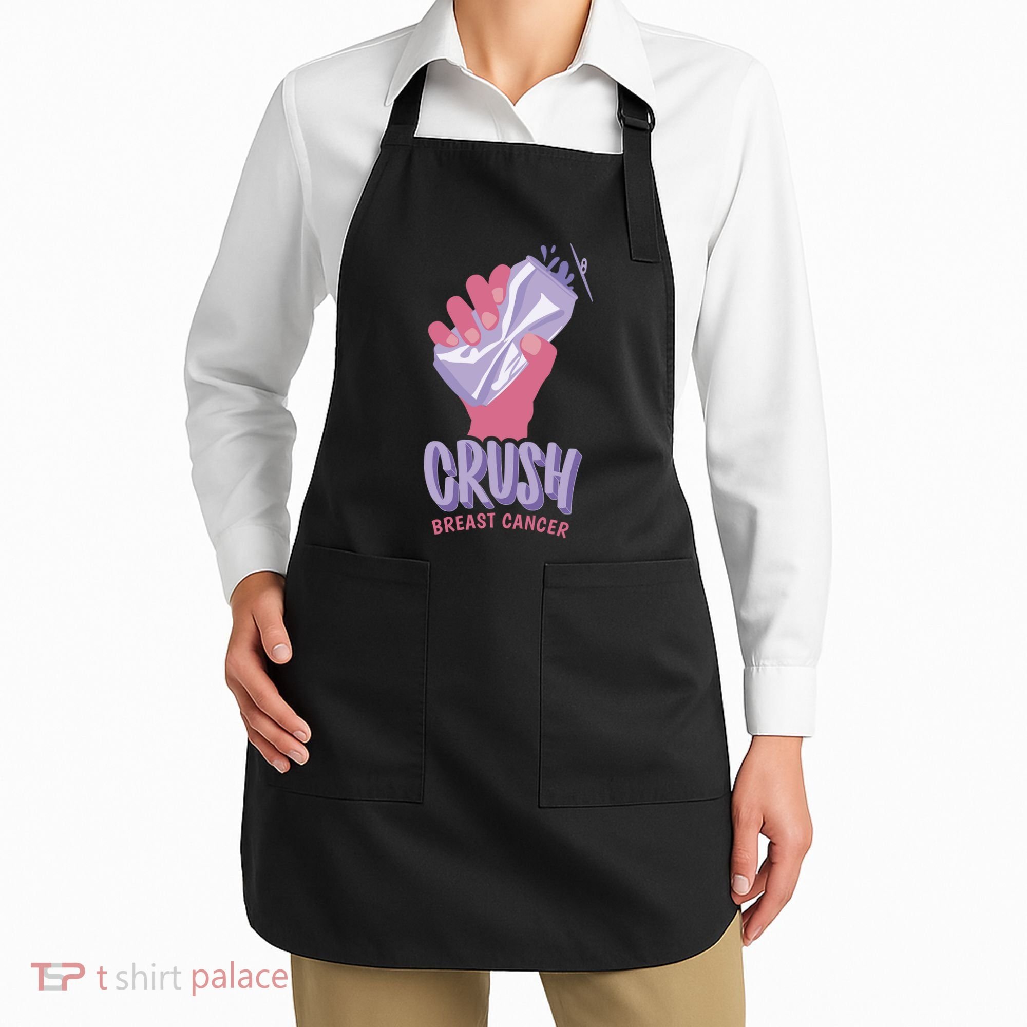 Crush Breast Cancer Can Apron