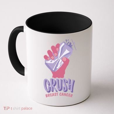 Crush Breast Cancer Can Coffee Mug