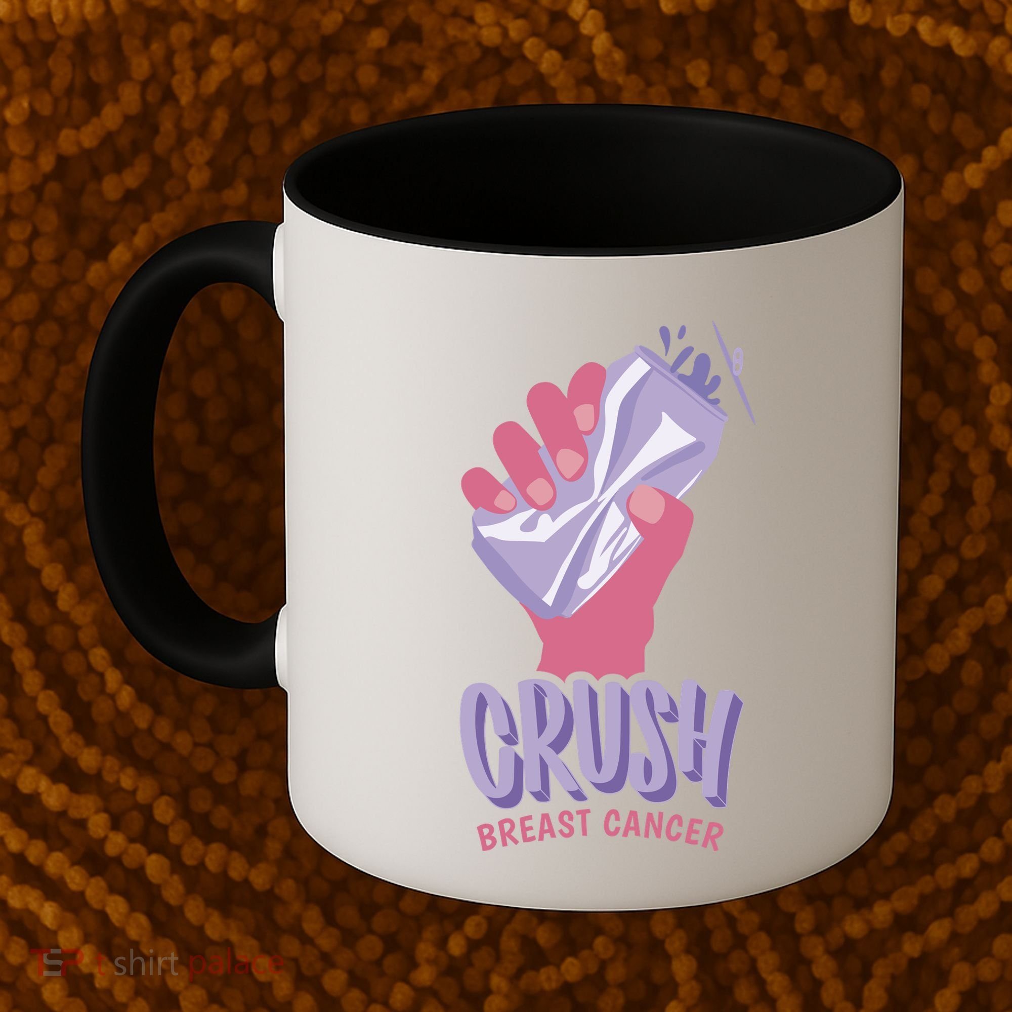 Crush Breast Cancer Can Coffee Mug