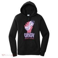 Crush Breast Cancer Can Women's Hoodie thumb 0