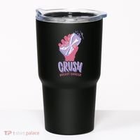 Crush Breast Cancer Can Tumbler thumb 0