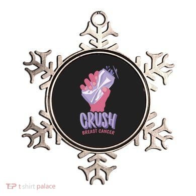 Crush Breast Cancer Can Ornament