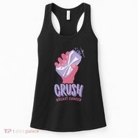 Crush Breast Cancer Can Women's Tank Top thumb 0