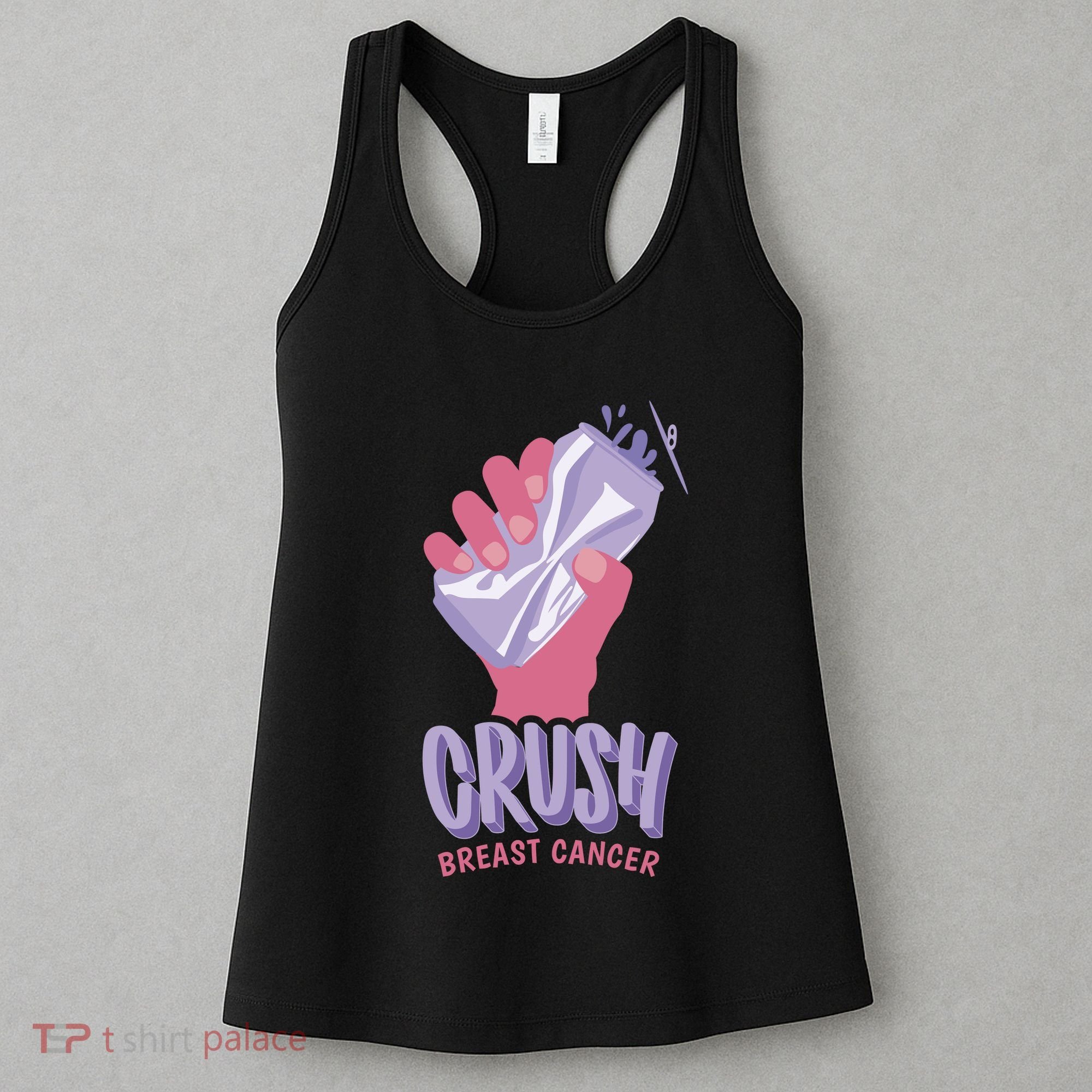Crush Breast Cancer Can Women's Tank Top