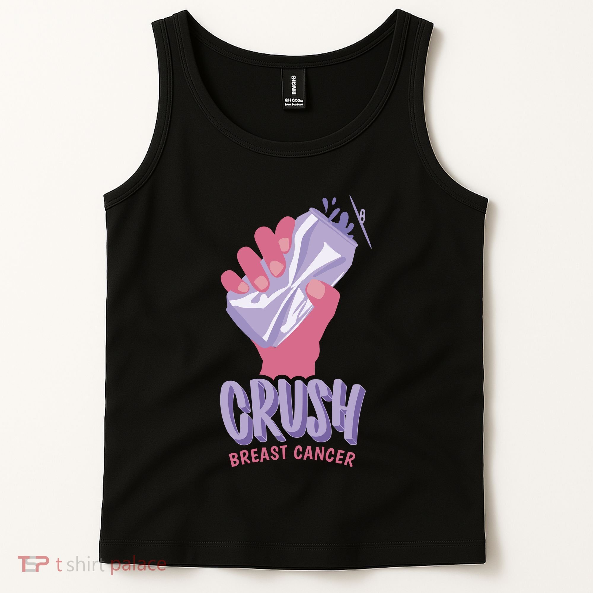 Crush Breast Cancer Can Tank Top