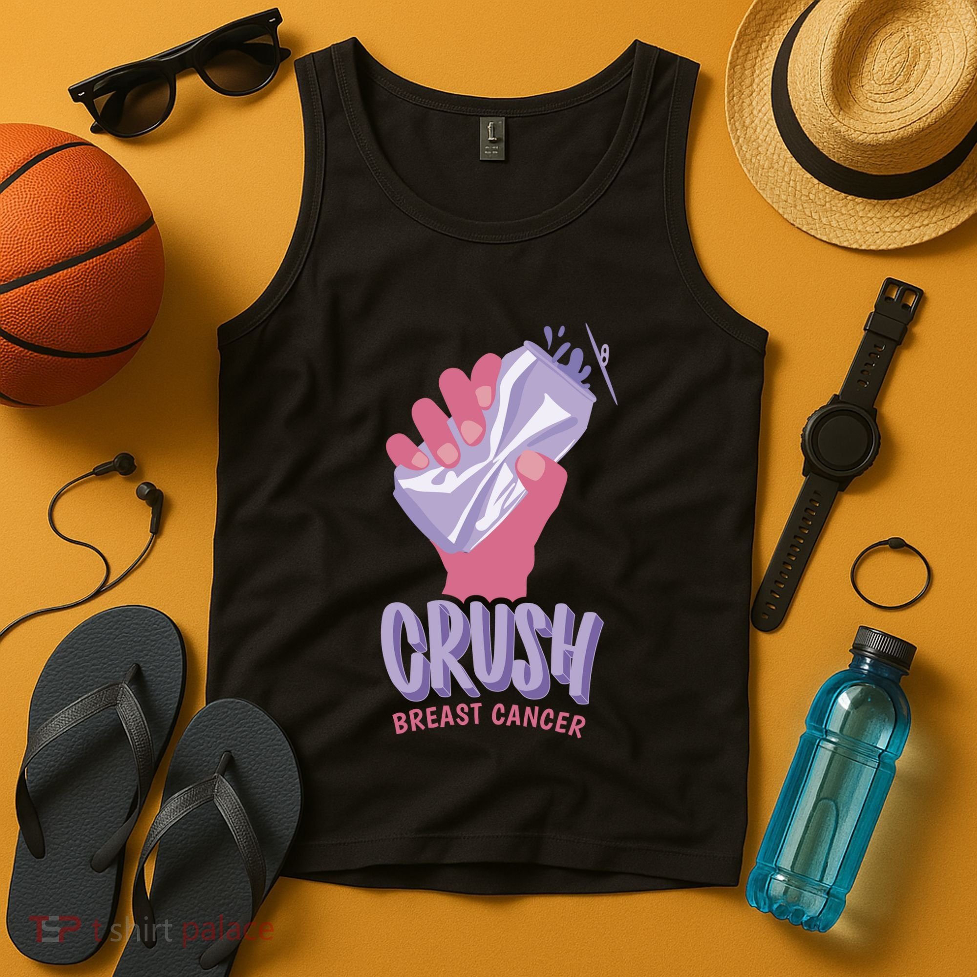 Crush Breast Cancer Can Tank Top
