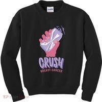Crush Breast Cancer Can Kids Sweatshirt thumb 0