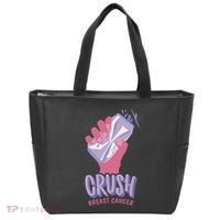 Crush Breast Cancer Can Tote Bag thumb 0