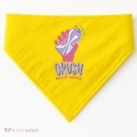 Crush Breast Cancer Can USA-Made Doggie Bandana thumb 0