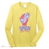Crush Breast Cancer Can Long Sleeve Shirt thumb 0