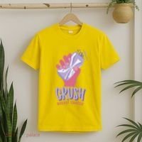 Crush Breast Cancer Can T-Shirt thumb 2