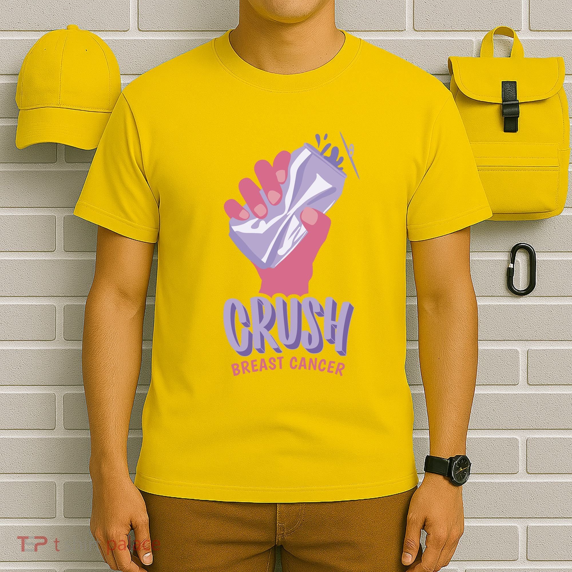 Crush Breast Cancer Can T-Shirt