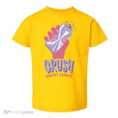 Crush Breast Cancer Can Toddler T-Shirt