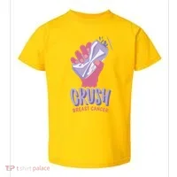 Crush Breast Cancer Can Toddler T-Shirt thumb 0