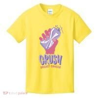 Crush Breast Cancer Can Kids T-Shirt thumb 0