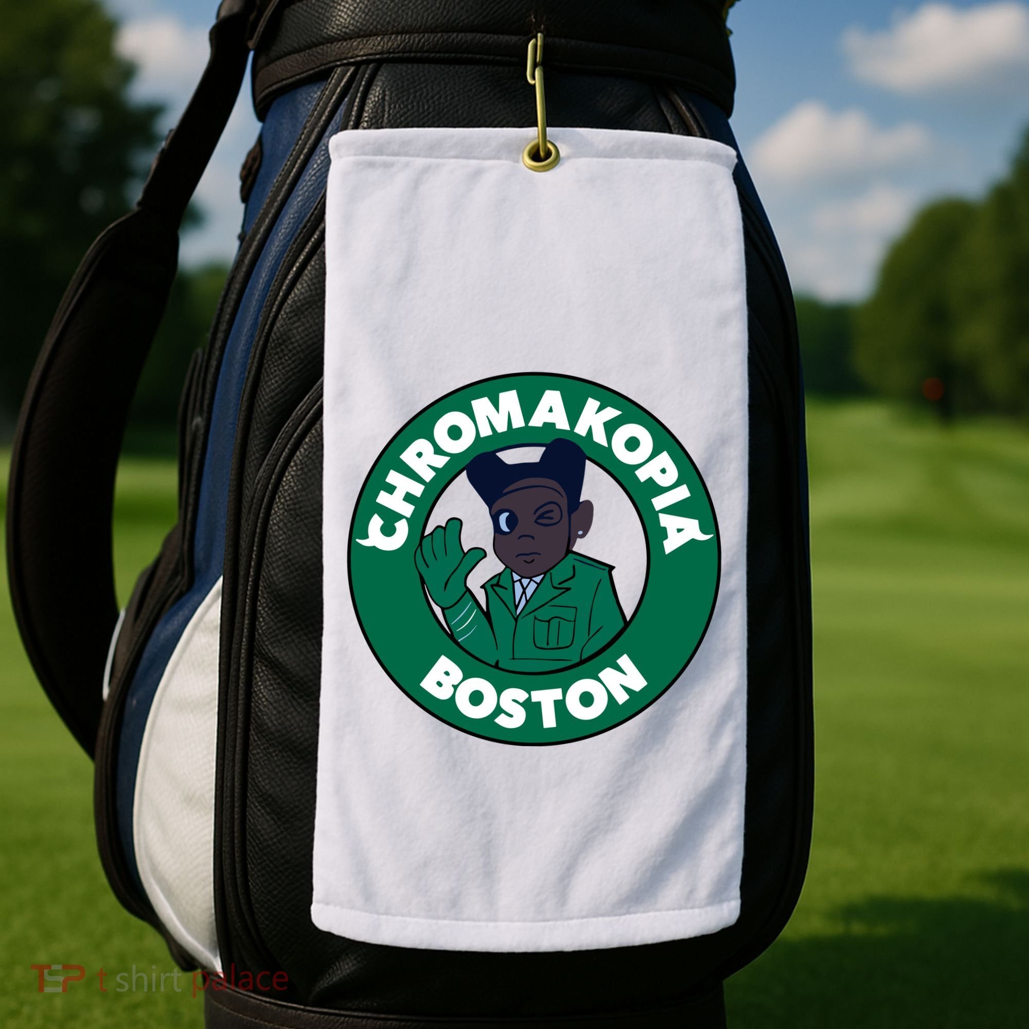 C.H.R.O.M.A.K.O.P.I.A Boston Golf Towel