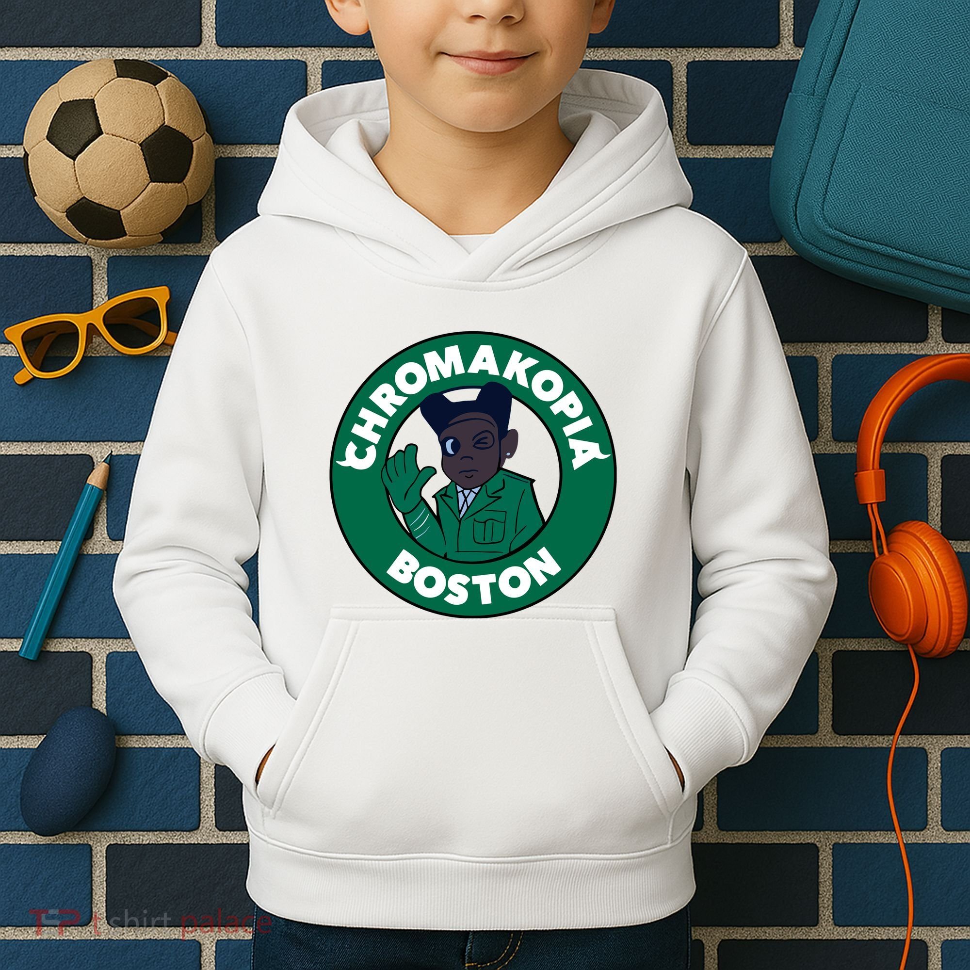 C.H.R.O.M.A.K.O.P.I.A Boston Kids Hoodie
