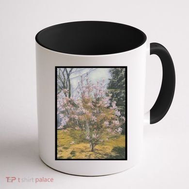 Cherry Blossoms Coffee Mug back