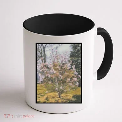 Cherry Blossoms Coffee Mug back