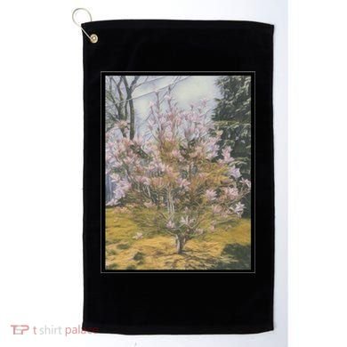 Cherry Blossoms Golf Towel