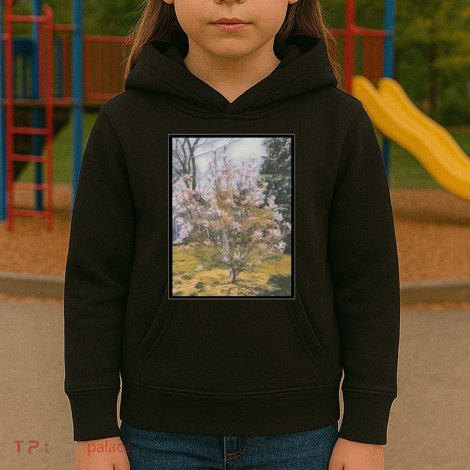 Cherry Blossoms Kids Hoodie