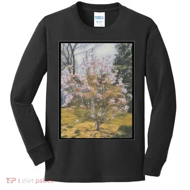 Cherry Blossoms Kids Long Sleeve Shirt
